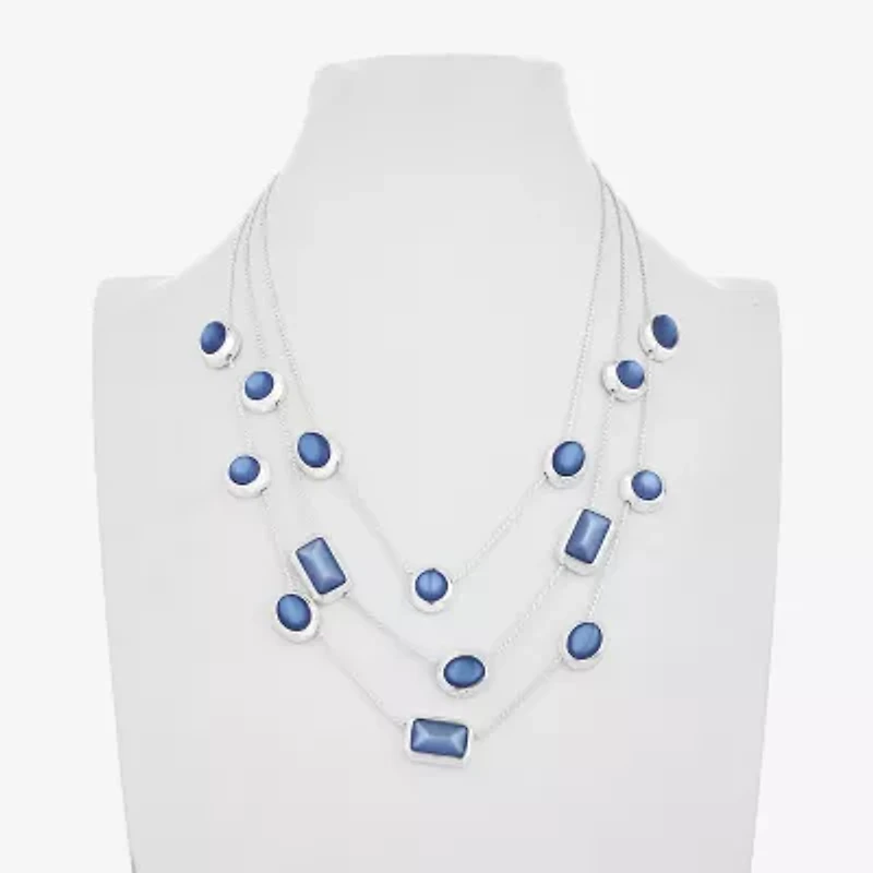 Liz Claiborne Womens 17 Inch Collar Necklace