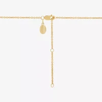 Limited Quantities! Womens 1/8 CT. T.W. Genuine Blue Lapis 10K Gold Moon Round 18 Inch Pendant Necklace