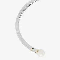 Limited Quantities! Womens White 14K Gold Sterling Silver Cuff Bracelet