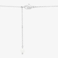 Limited Quantities! Womens Dyed White Cultured Freshwater Pearl Sterling Silver Crown 16 Inch Pendant Necklace
