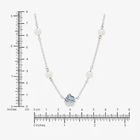 Limited Quantities! Cupcake Womens Dyed White Cultured Freshwater Pearl Sterling Silver 16 Inch Pendant Necklace