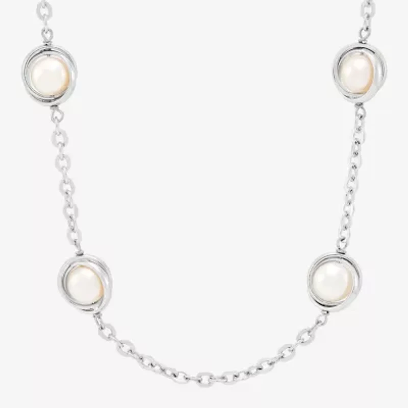 Limited Quantities! Womens White Inch Strand Necklace