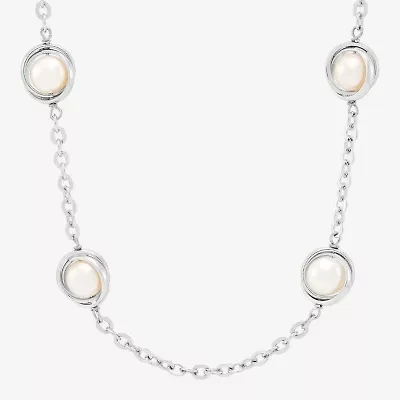 Limited Quantities! Womens White 18 Inch Strand Necklace