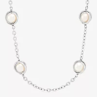 Limited Quantities! Womens White Inch Strand Necklace