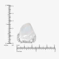 Limited Quantities! Womens Dyed White Cultured Freshwater Pearl Sterling Silver Cocktail Ring