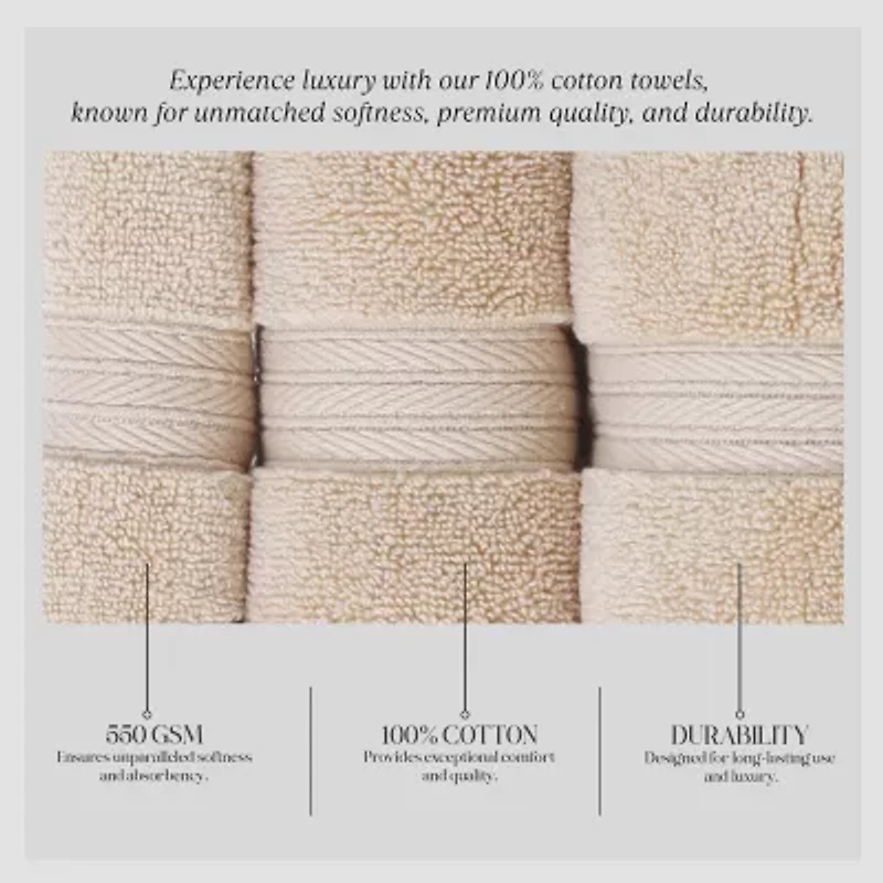 Home Weavers Inc Elegance Essentials 4-pc. Solid Hand Towel