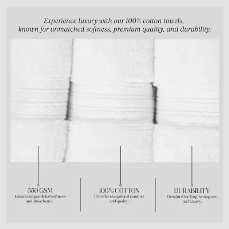 Home Weavers Inc Elegance Essentials 4-pc. Solid Hand Towel