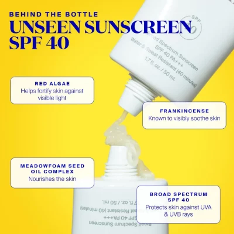 Supergoop Unseen Sunscreen Spf 40 1.7oz