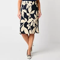 Liz Claiborne Womens Midi Pencil Skirt