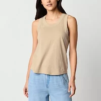 a.n.a Womens U Neck Sleeveless Tank Top