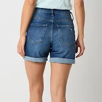 a.n.a Womens High Rise 5" Denim Short