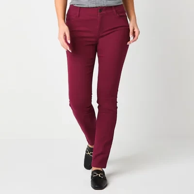 Liz Claiborne Sara Womens Skinny Fit Slim Jean