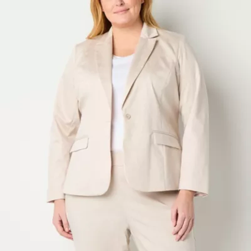 Liz Claiborne Womens Regular Fit Blazer