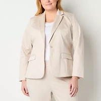 Liz Claiborne Womens Regular Fit Blazer