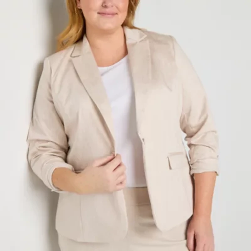 Liz Claiborne Womens Regular Fit Blazer