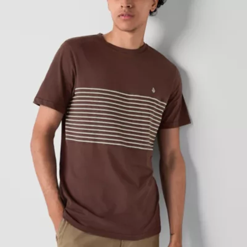 VOLCOM Mens Crew Neck Short Sleeve Regular Fit Graphic T-Shirt