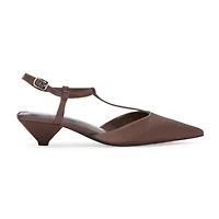 Worthington Rocky Womens Pointed Closed Toe Kitten Heel Pumps