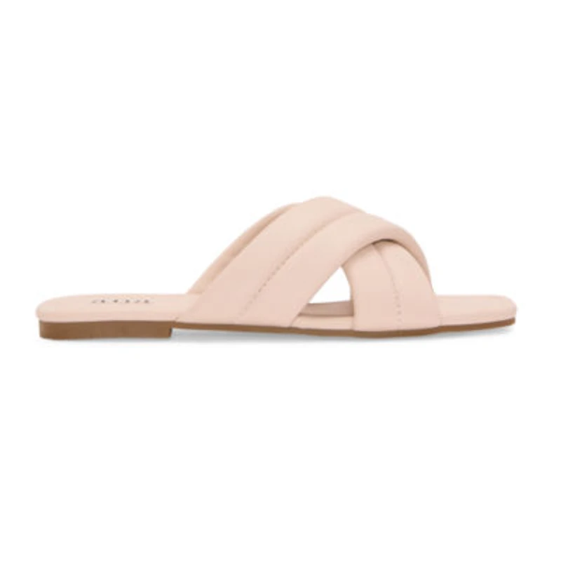 a.n.a Womens Puffy Slide Sandals