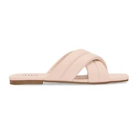 a.n.a Womens Puffy Slide Sandals