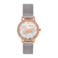 Disney Minnie Mouse Two-Tone Mesh Band Watch