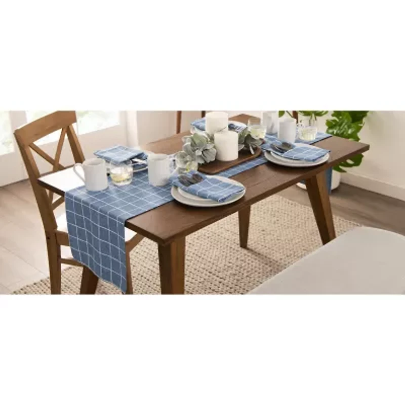 Fieldcrest Window Pane Table Runner