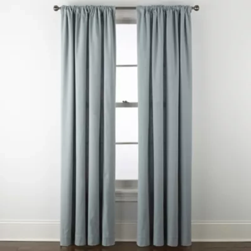Linden Street Naturals 3-Ways To Hang Rod Pocket Back Tab Light-Filtering Single Curtain Panel