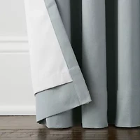 Linden Street Naturals 3-Ways To Hang Rod Pocket Back Tab 100% Blackout Single Curtain Panel