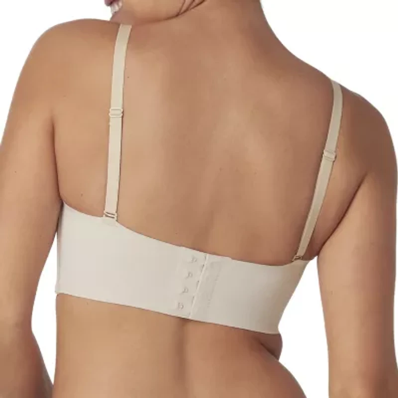 Maidenform Pure Comfort Womens Light Support Bandeau Wireless Strapless Bra Dm7685