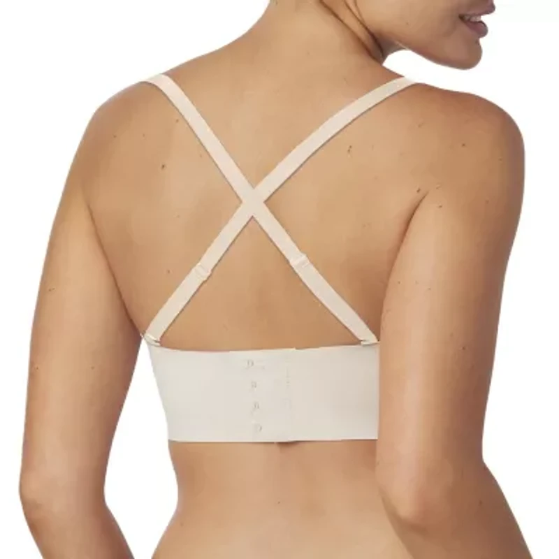 Maidenform Pure Comfort Womens Light Support Bandeau Wireless Strapless Bra Dm7685