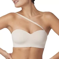 Maidenform Pure Comfort Womens Light Support Bandeau Wireless Strapless Bra Dm7685