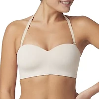 Maidenform Pure Comfort Womens Light Support Bandeau Wireless Strapless Bra Dm7685