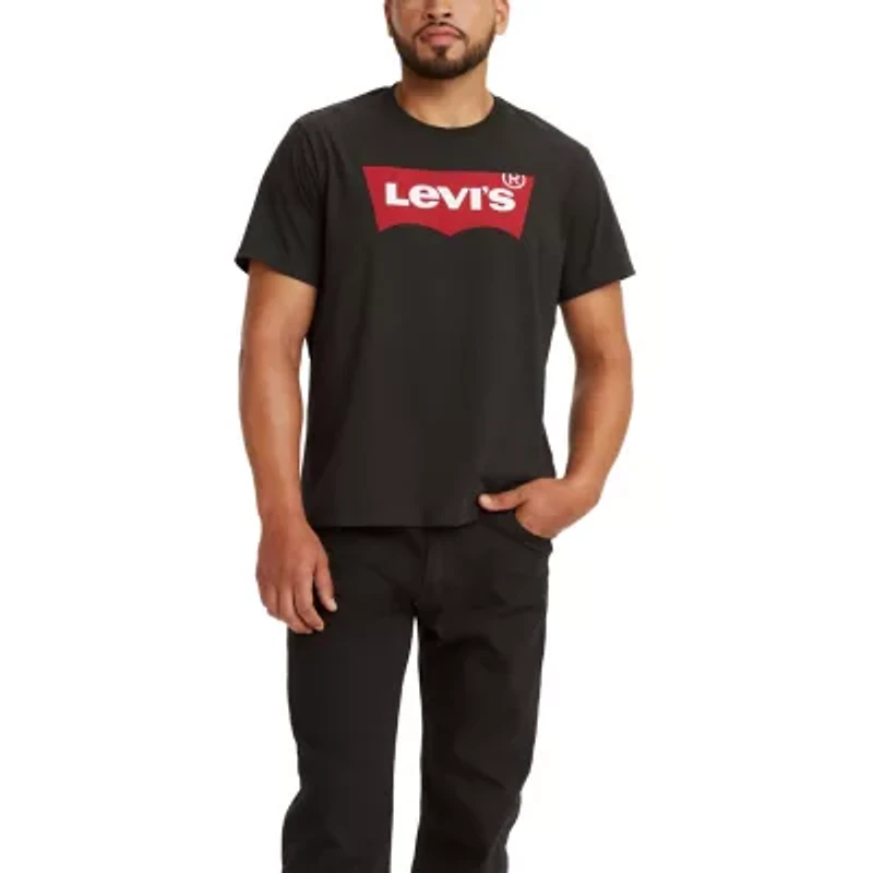 Levi's Set-In Neck Mens Round Short Sleeve Regular Fit Graphic T-Shirt