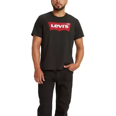 Levi's Set-In Neck Mens Round Short Sleeve Regular Fit Graphic T-Shirt