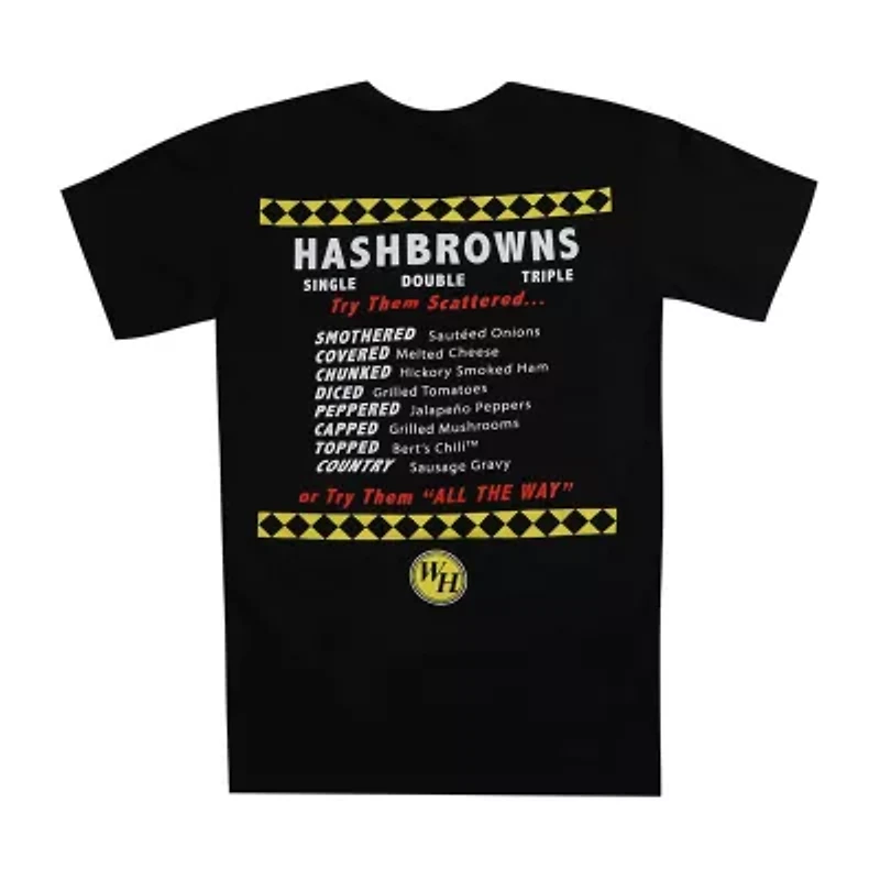 Waffle House Mens Crew Neck Short Sleeve Regular Fit Graphic T-Shirt