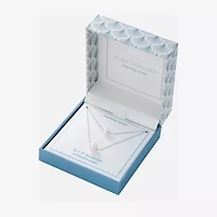 Silver Treasures Womens White 16 Inch Strand Necklace