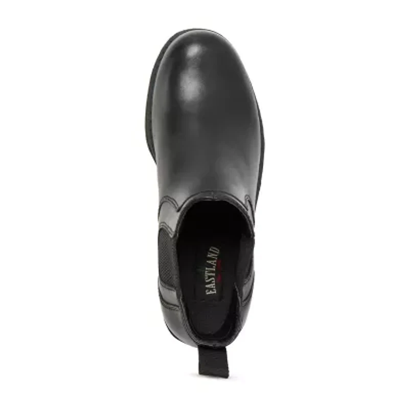 Eastland Womens Double Up Stacked Heel Chelsea Boots