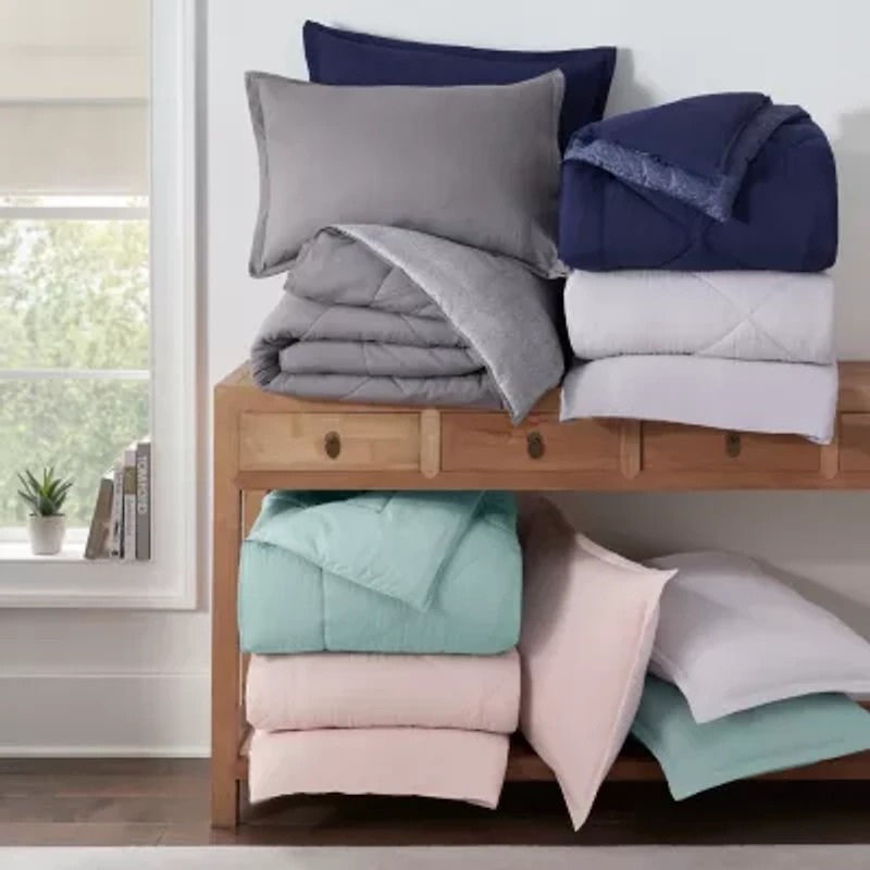 Serta® Supersoft Cooling Midweight Comforter Set