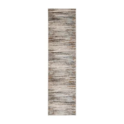 Mohawk Home Furie Stripe Machine Woven Indoor Rectangular Runner