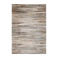 Mohawk Home Furie Stripe Machine Woven Indoor Rectangular Accent Rug
