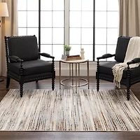 Mohawk Home Furie Stripe Machine Woven Indoor Rectangular Area Rug