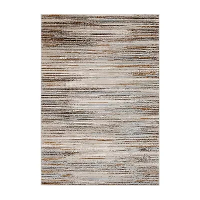 Mohawk Home Furie Stripe Machine Woven Indoor Rectangular Area Rug