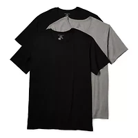 Shaquille O'Neal XLG Heiq Mens 3 Pack Short Sleeve Crew Neck T-Shirt Big and Tall