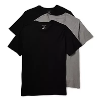 Shaquille O'Neal XLG Activated Cooling Mens 3 Pack Short Sleeve Crew Neck T-Shirt Big