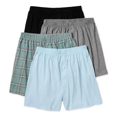 Stafford Knit Mens 4 Pack Boxers 305939