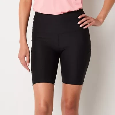 Xersion EverContour Womens High Rise 8 Inch Bike Short