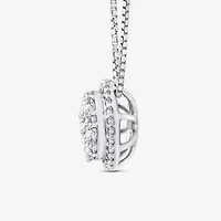 (I / I1) Womens 3/4 CT. T.W. Lab Grown White Diamond 10K White Gold 18 Inch Pendant Necklace