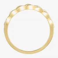 (H / I1) Womens 1/6 CT. T.W. Lab Grown White Diamond 10K Gold Wedding Band