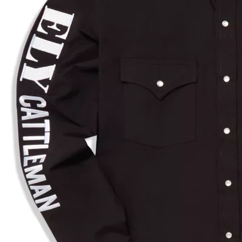 Ely Cattleman Western Rodeo Mens Long Sleeve Shirt