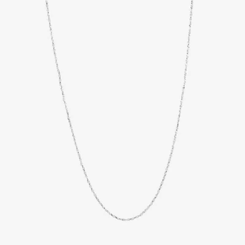 Silver Reflections Womens Pure Silver Over Brass 24 Inch Bead Chain Necklace