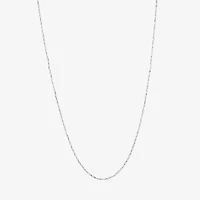 Silver Reflections Womens Pure Silver Over Brass 24 Inch Bead Chain Necklace
